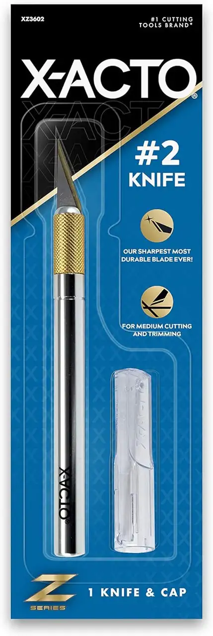 Z Series: No.2 Mediumweight Precision Knife w/Safety Cap (cd) X-Acto