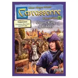 ZMG7816 Z-Man Games Carcassonne: Count, King & Robber Exp 6
